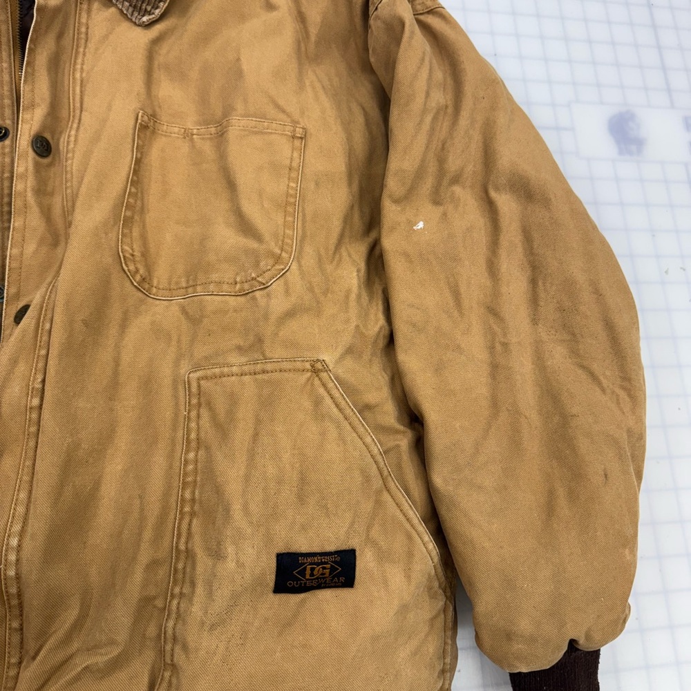 Men's Brown Canvas  Barn Field Chore Coat made in USA! - Picture 3 of 12